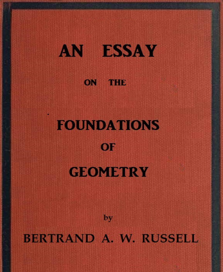 THE FOUNDATIONS OF GEOMETRY
