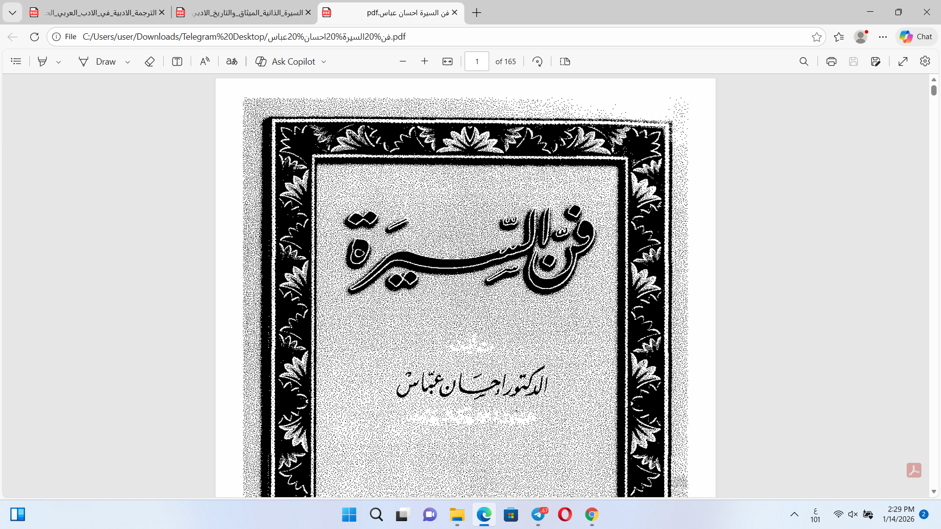 فن السيرة Cover