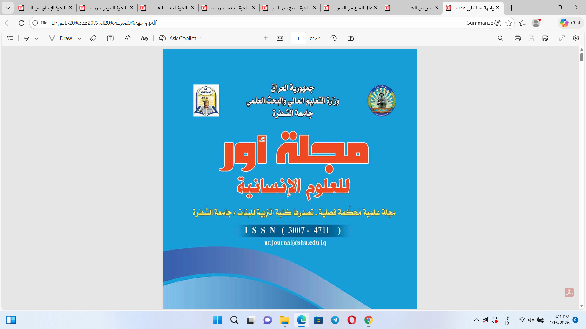 إشكاليات النص القرآني  عند الفراء