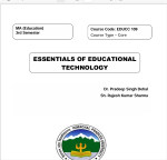 ESSENTIALS OF EDUCATIONAL TECHNOLOGY Cover