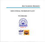 Educational Technology and ICT
