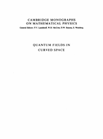 QUANTUM FIELDS IN CURVED SPACE
