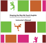 Shaping the Way We Teach English Instructor's Manual Cover