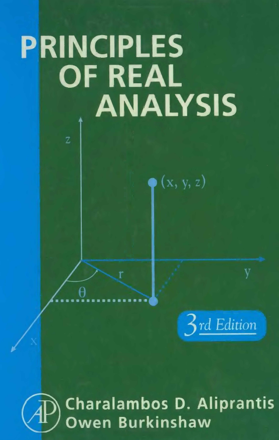 PRINCIPLES OF REAL ANALYSIS