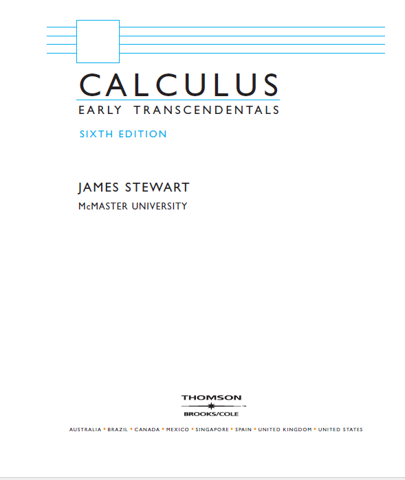CALCULUS E A R LY T R A N S C E N D E N TA L S