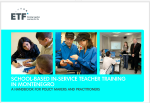 School-Based In-Service Teacher Training