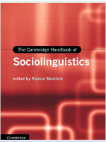 Sociolinguistics-The Cambridge Handbook