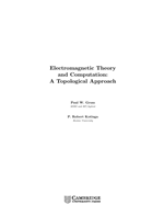 Electromagnetic Theory and Computation: A Topological Approach