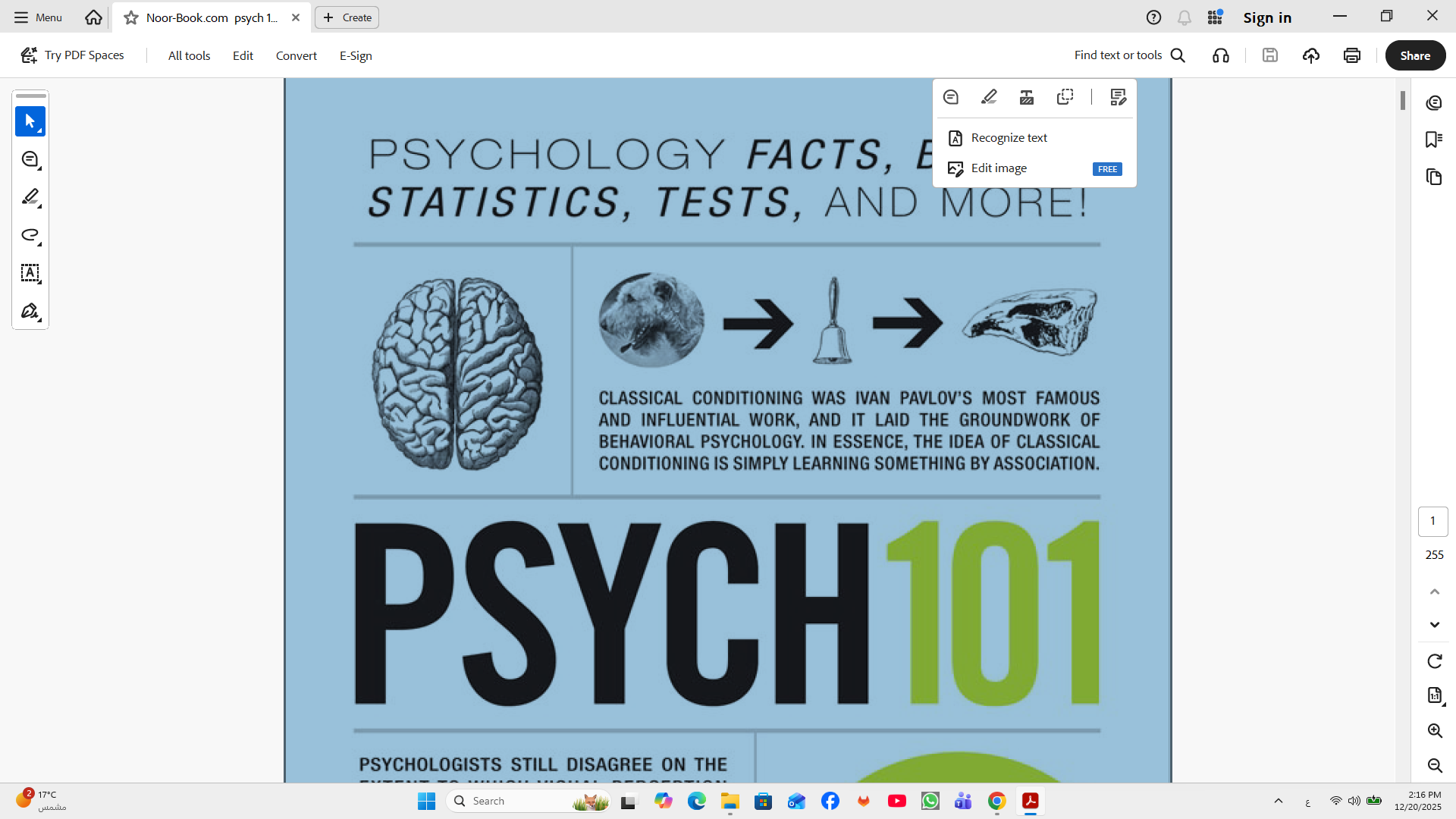 psychology Facts Cover