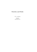 Particles and Fields