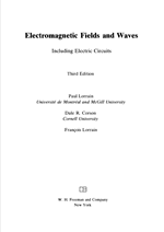 Electromagnetic Fields and Waves
