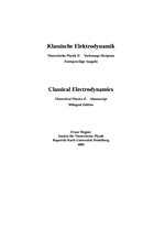 Classical Electrodynamics