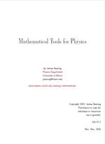 Mathematical Tools for Physics