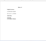 History of English Literature