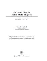 Introduction to Solid State Physics