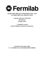 RADIATION PHYSICS FOR PERSONNEL AND ENVIRONMENTAL PROTECTION