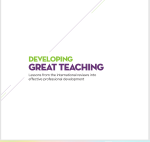 Developing Great Teaching