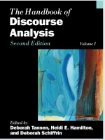 The Handbook of Discourse Analysis