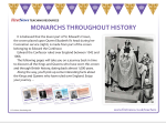 Monarchs Throughout History